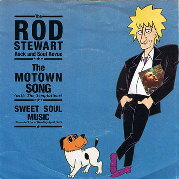 The Rod Stewart Rock And Soul Revue*  With The Temptations : The Motown Song (7", Single, Sma)