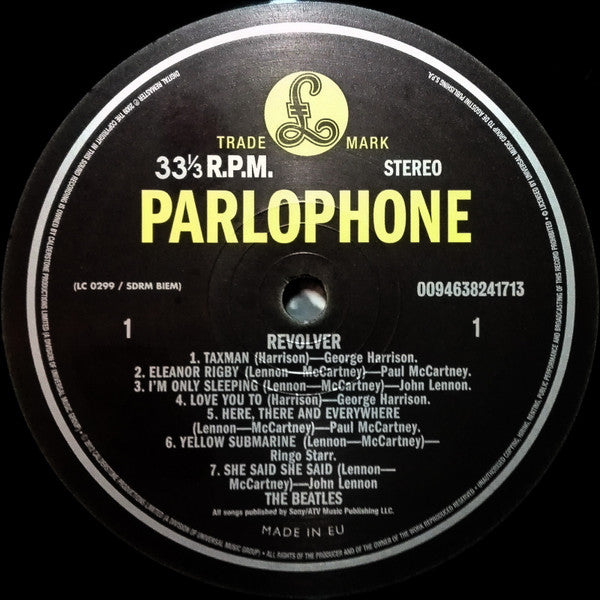 The Beatles : Revolver (LP, Album, RE, RM, 180)