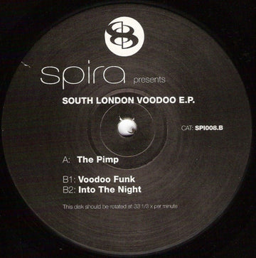 Spira : South London Voodoo E.P. (12", EP)