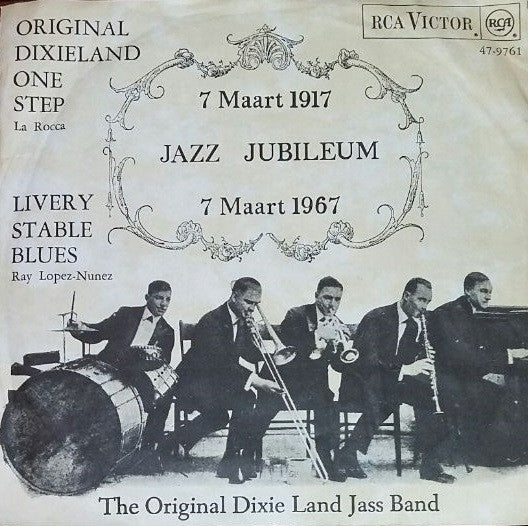 The Original Dixie Land Jass Band* : Original Dixieland One Step / Livery Stable Blues (7", RE)