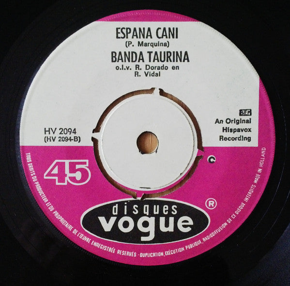 Banda Taurina : El Gato Montes (7", Single)
