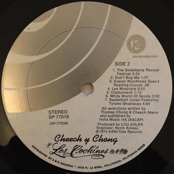 Cheech Y Chong* : Los Cochinos (LP, Album, Mon)