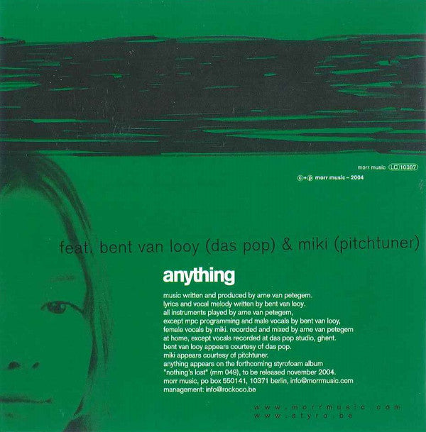 Styrofoam : Anything (CDr, Single, Promo)
