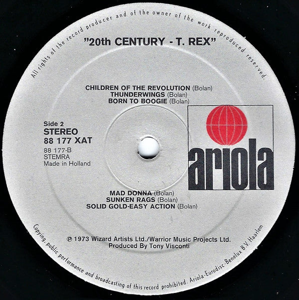 T. Rex : 20th Century (LP, Comp, Gat)