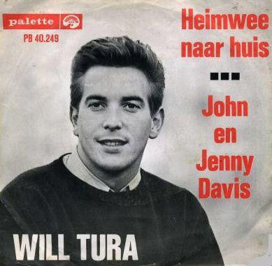 Will Tura : Heimwee Naar Huis / John En Jenny Davis (7", Single)