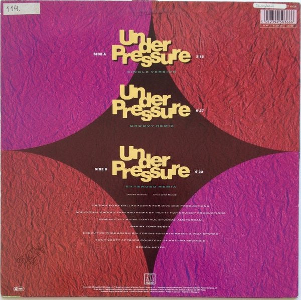 Boyz II Men : Under Pressure (12")