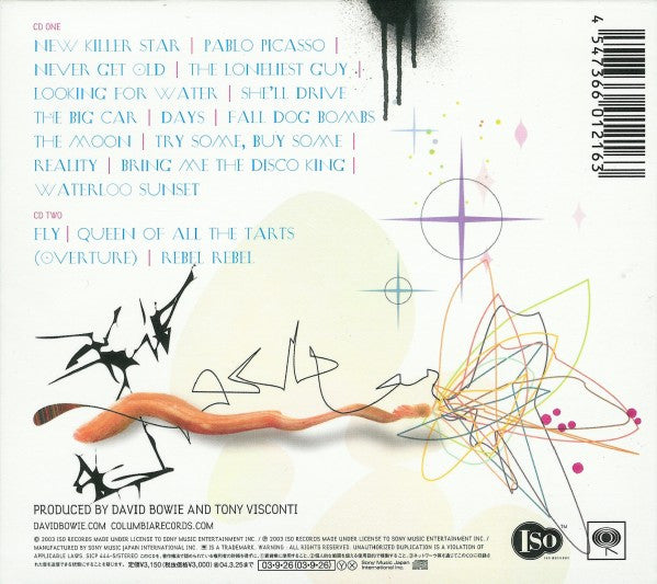 David Bowie : Reality (CD, Album + CD, EP + Album, Ltd, Dig)
