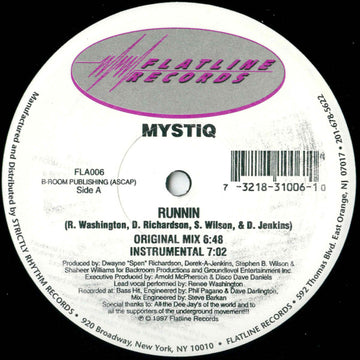 Mystiq : Runnin (12")