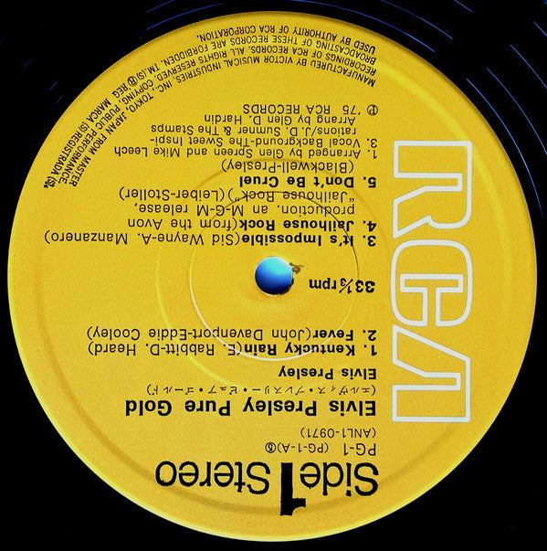 Elvis Presley : Pure Gold (LP, Comp)