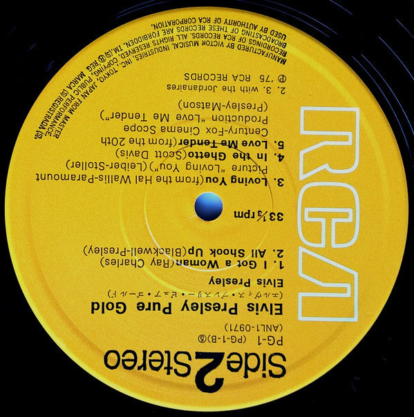 Elvis Presley : Pure Gold (LP, Comp)