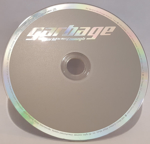 Garbage : The World Is Not Enough (CD, Single, Promo)
