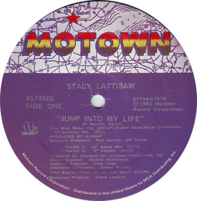 Stacy Lattisaw : Jump Into My Life (12")