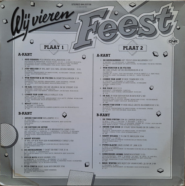 Various : Wij Vieren Feest (2xLP, Comp)