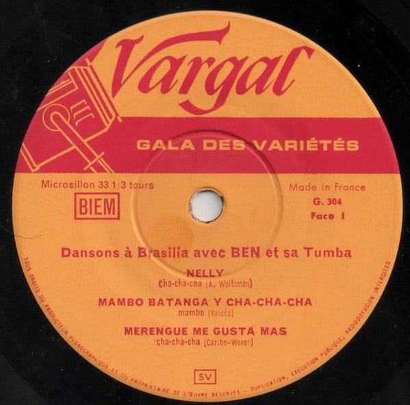 Ben (101) : Dansons à Brasilia (7", EP)
