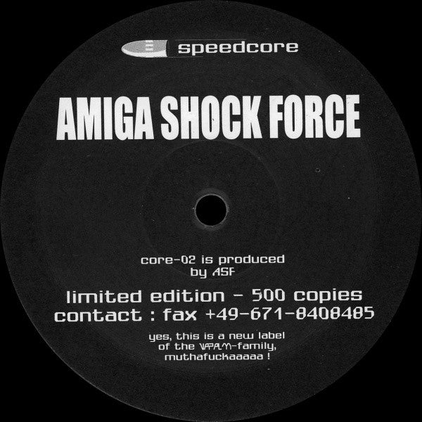 Amiga Shock Force : Core EP (12", EP, RP)