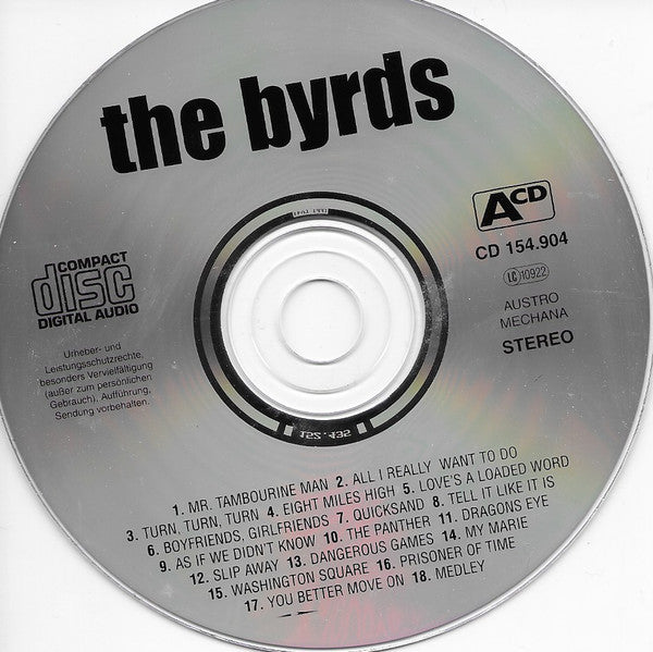 The Byrds : Mr. Tambourine Man (CD, Comp)