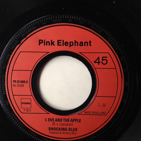 Shocking Blue : Eve And The Apple (7", Single)