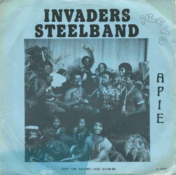 Invaders Steelband* : Hela Hola / Apie (7", Blu)