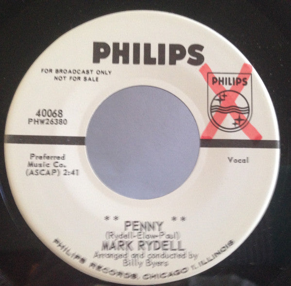Mark Rydell : Penny (7", Promo)