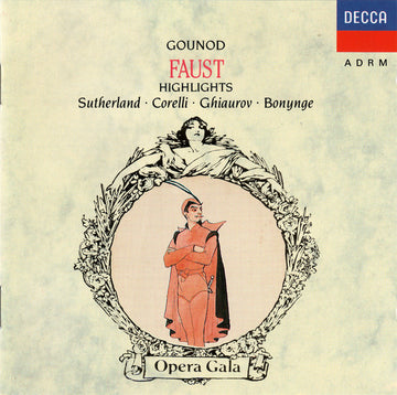 Charles Gounod, Joan Sutherland, Franco Corelli, Nicolai Ghiaurov, Richard Bonynge : Faust Highlights (CD, RM)