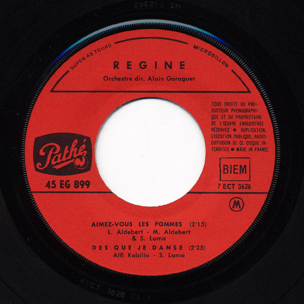 Régine : Il S'appelle Reviens (7", EP, Mono)