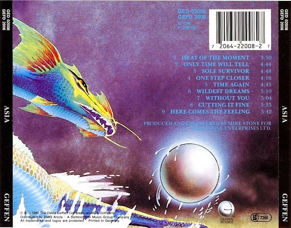 Asia (2) : Asia (CD, Album, RE)