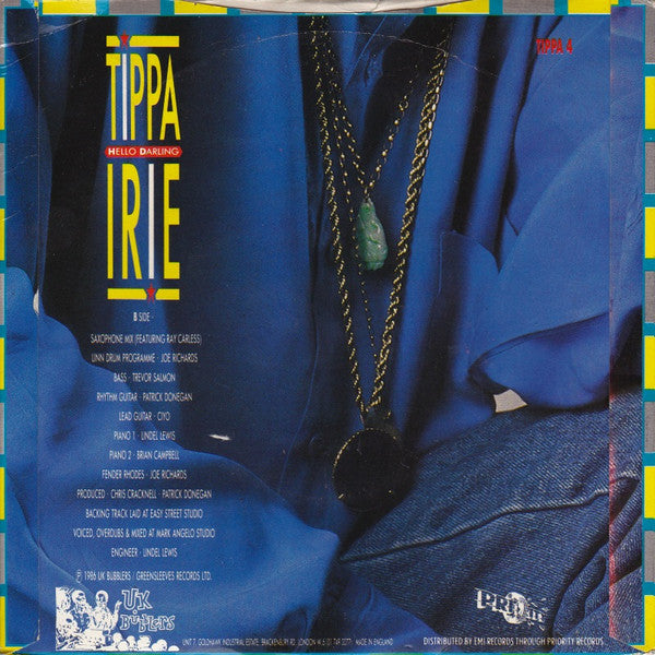 Tippa Irie : Hello Darling (7", Single)