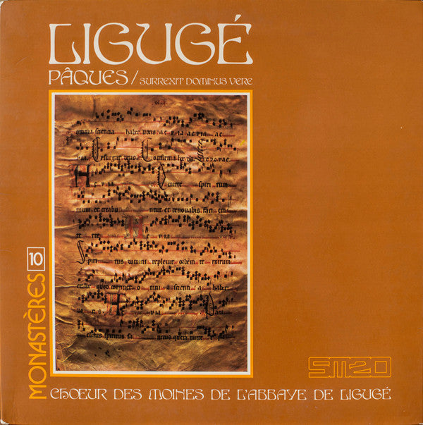 Chœur Des Moines De L'Abbaye De Ligugé : Pâques / Surrexit Dominus Vere (LP)