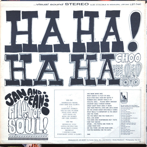 Jan & Dean : Filet Of Soul (LP, Album, Ind)
