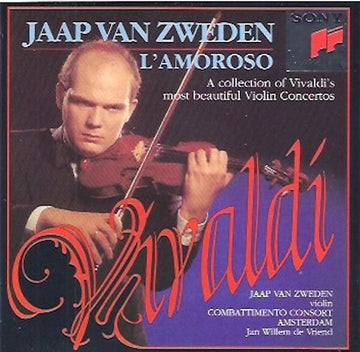 Jaap van Zweden, Combattimento Consort Amsterdam, Jan Willem de Vriend, Antonio Vivaldi : L'Amoroso. A Collection Of Vivaldi's Most Beautiful Violin Concerto's (CD, Album)