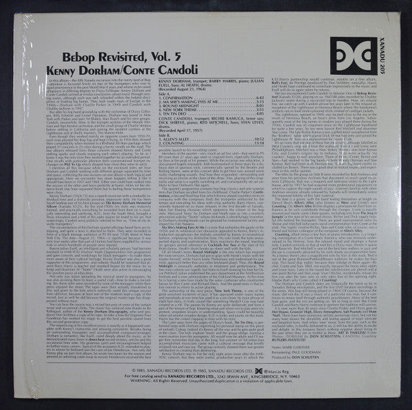 Kenny Dorham / Conte Candoli : Bebop Revisited, Vol. 5 (LP, Comp)
