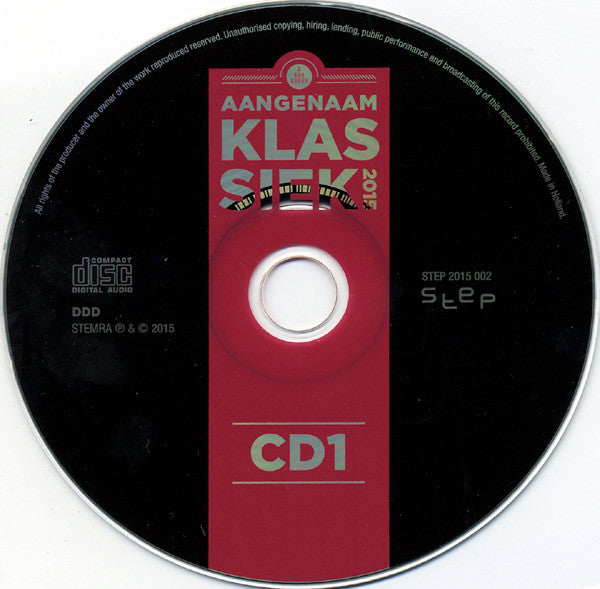 Various : Aangenaam Klassiek 2015 (3xCD, Comp)