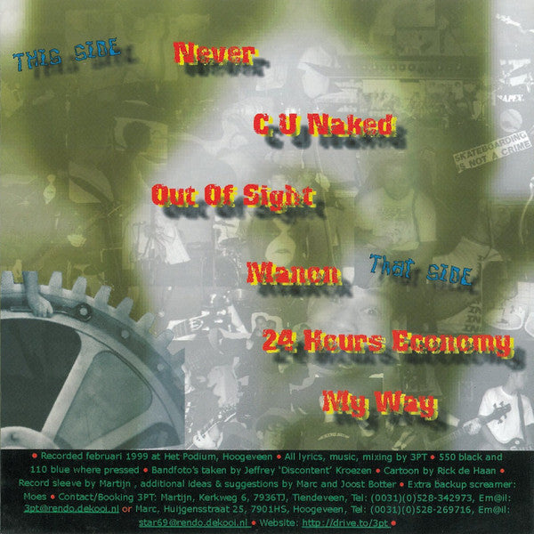 3 Point Turn : Lovesong Unabomber (7", EP)
