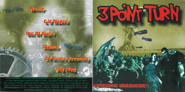 3 Point Turn : Lovesong Unabomber (7", EP)