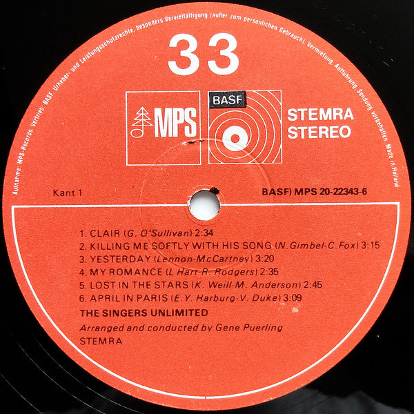The Singers Unlimited : A Capella II (LP, Album)