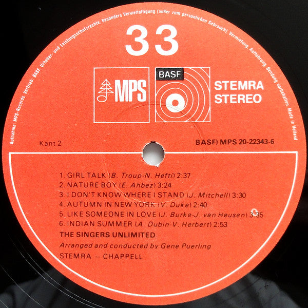 The Singers Unlimited : A Capella II (LP, Album)