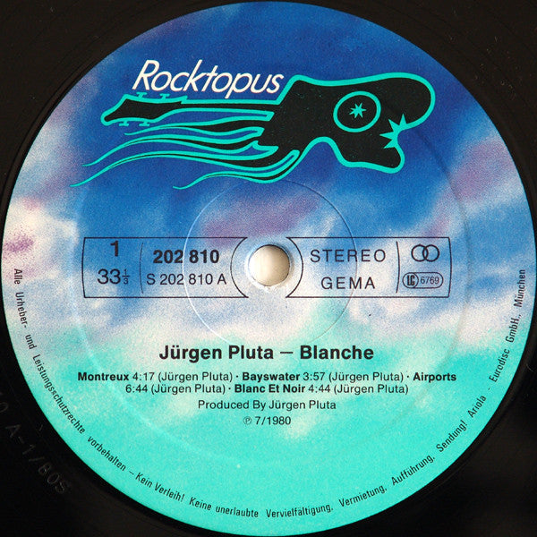 Jürgen Pluta : Blanche (LP, Album)