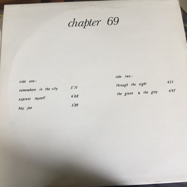 Chapter 69 : Somewhere In The City (12", EP)