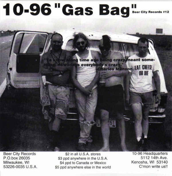 10-96 : Gas Bag (7", EP)