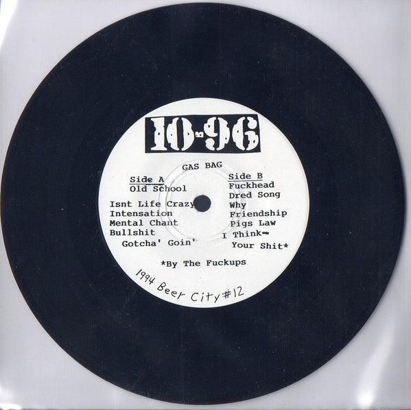 10-96 : Gas Bag (7", EP)