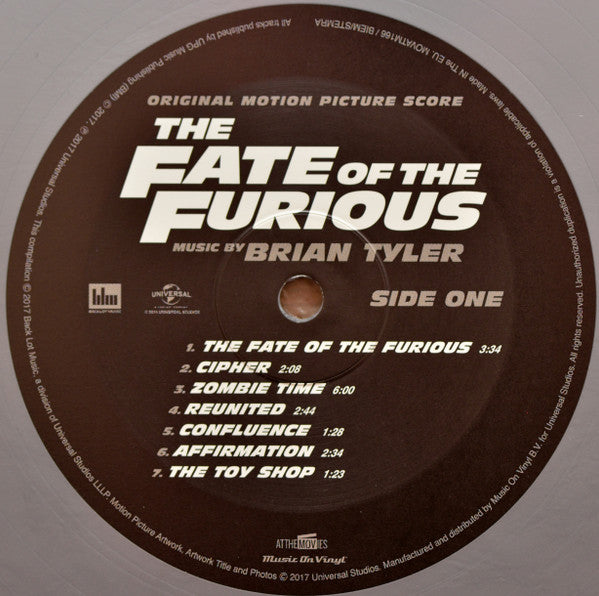 Brian Tyler : The Fate Of The Furious (Original Motion Picture Score) (2xLP, Album, Ltd, Num, Sil)