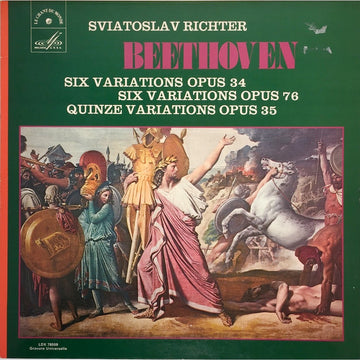 Sviatoslav Richter, Ludwig van Beethoven : Six Variations Op.34, Six Variations Op.76, Quinze Variations Op. 35 (LP, Gra)