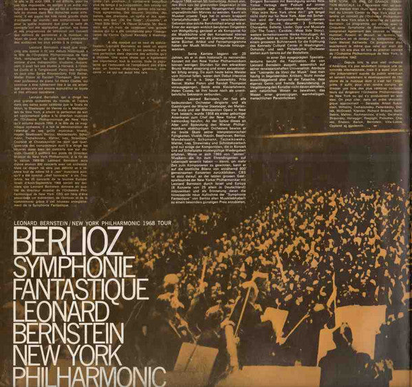 Hector Berlioz, Leonard Bernstein, New York Philharmonic : Symphonie Fantastique (LP, Album, Gat)