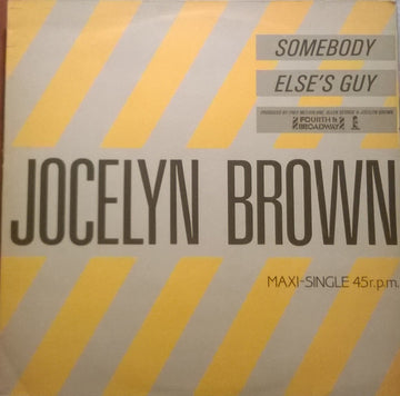 Jocelyn Brown : Somebody Else's Guy (12", Maxi, Promo)