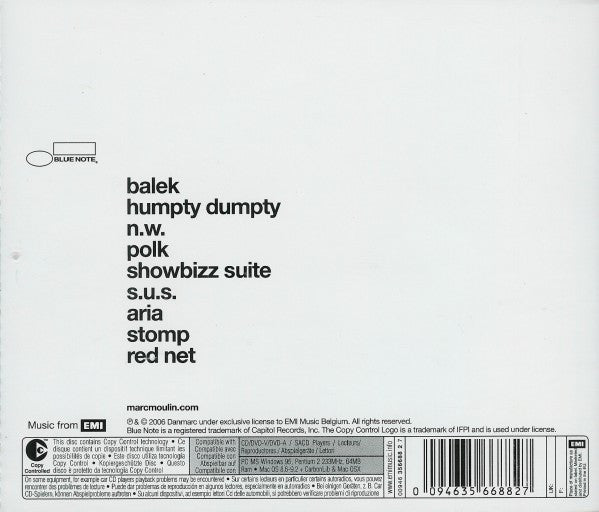 Marc Moulin : Placebo Years 1971-1974 (CD, Comp, Copy Prot.)