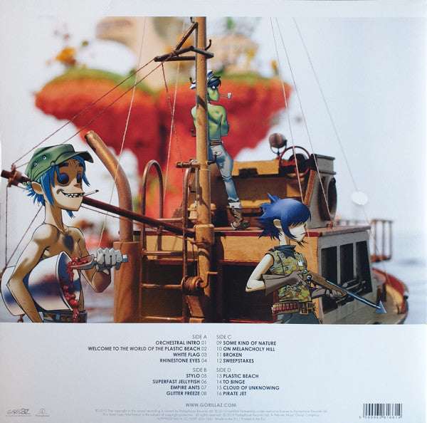 Gorillaz : Plastic Beach (2xLP, Album, RP, 180)