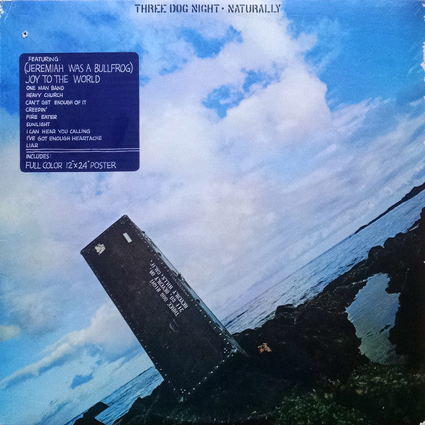 Three Dog Night : Naturally (LP, Album)
