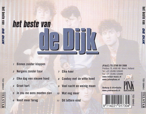 De Dijk : Het Beste Van (CD, Album, RE)