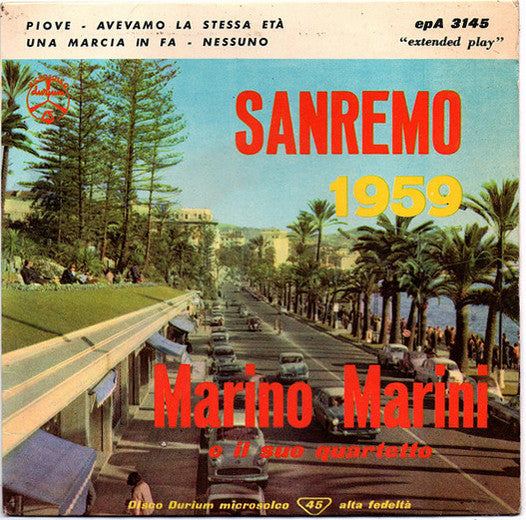 Marino Marini Ed Il Suo Quartetto : Sanremo 1959 (7", EP)