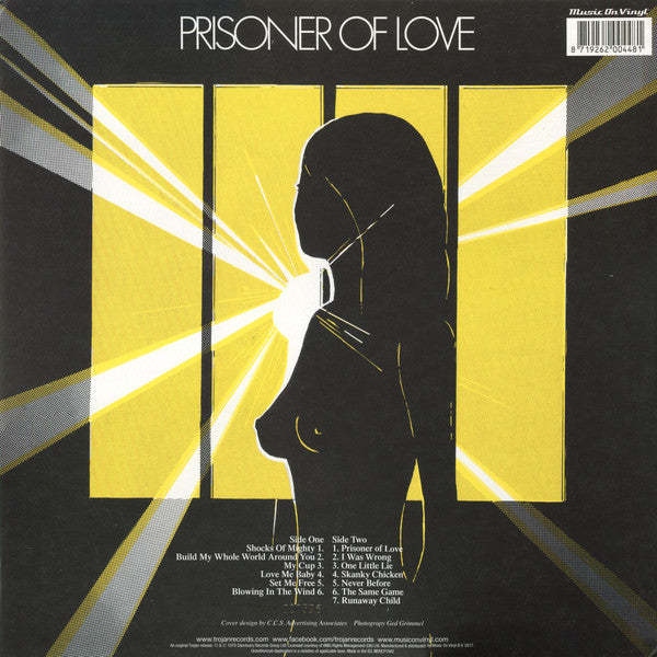 Dave Barker (2) Meets The Upsetters : Prisoner Of Love (LP, Album, Ltd, Num, RE, Ora)